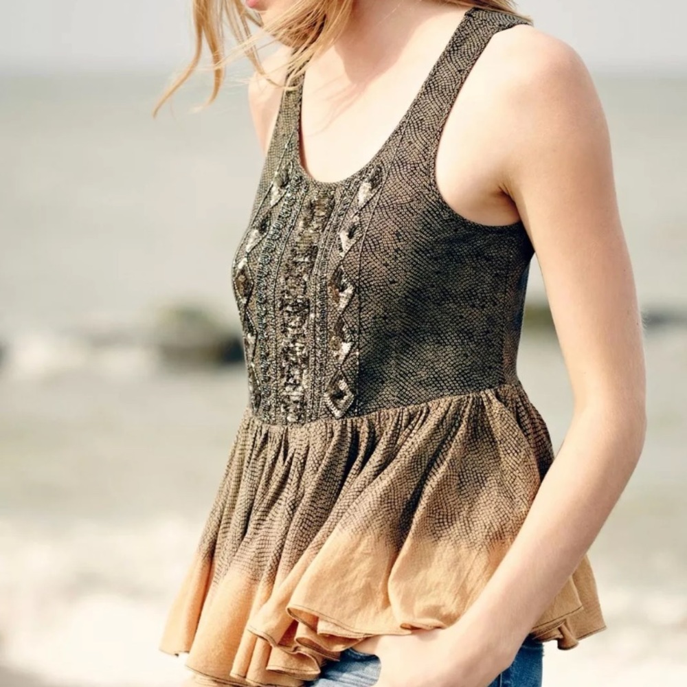 *BNWT* ANTHROPOLOGIE - Suva Swing Top by Akemi + Kin